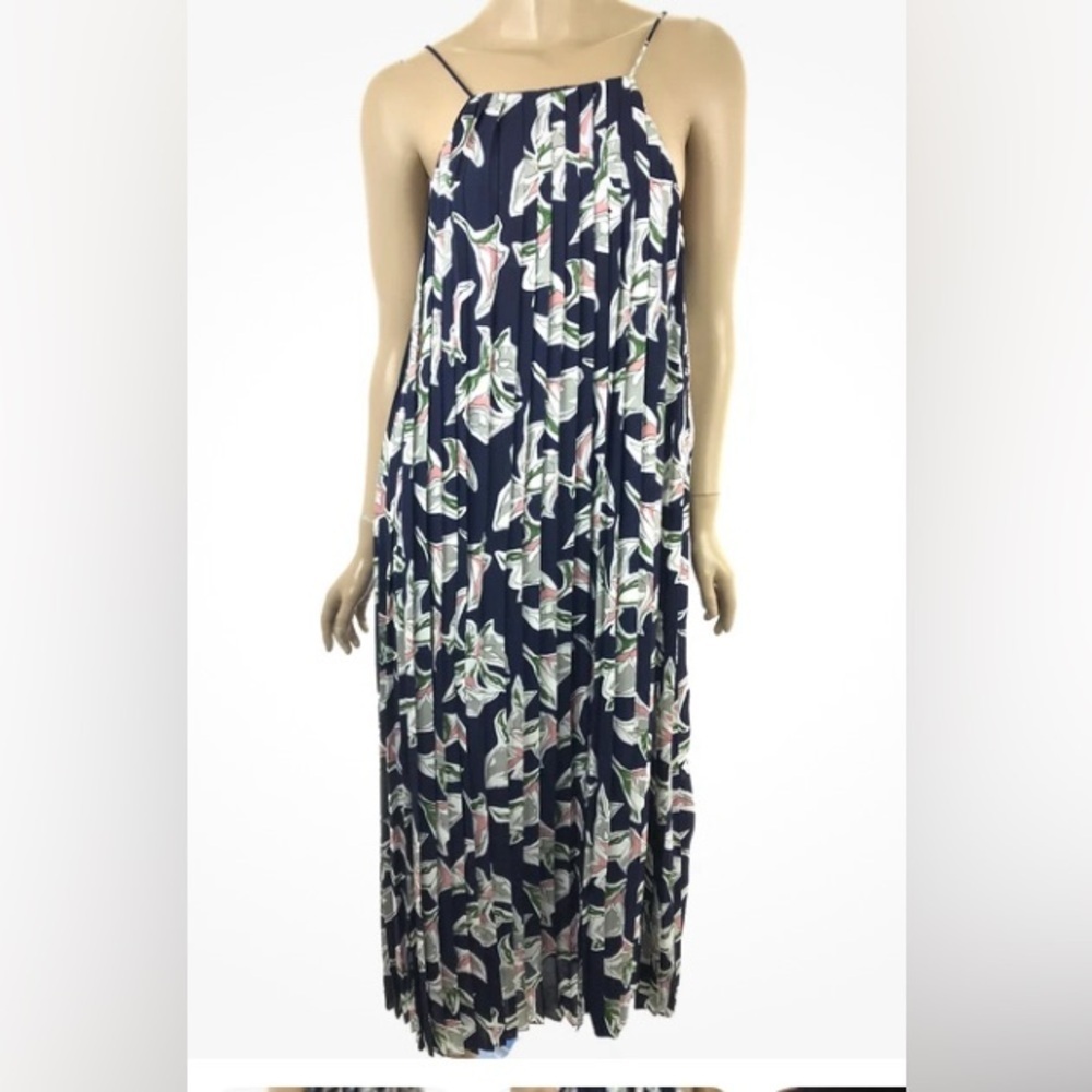 JOA Floral Navy Maxi Dress